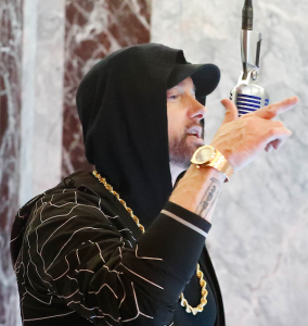 Eminem Performs “Venom” Atop the Empire State Building on ‘Jimmy Kimmel Live!’