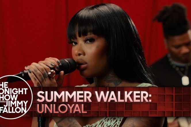 summer walker unloyal jimmy fallon