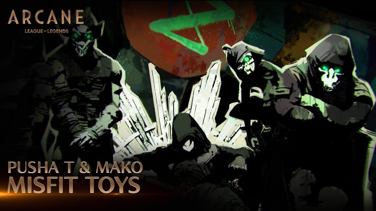 Pusha T Releases New Song 'Misfit Toys' Feat. Mako As Part of 'Arcane'  Soundtrack: Listen | HWING