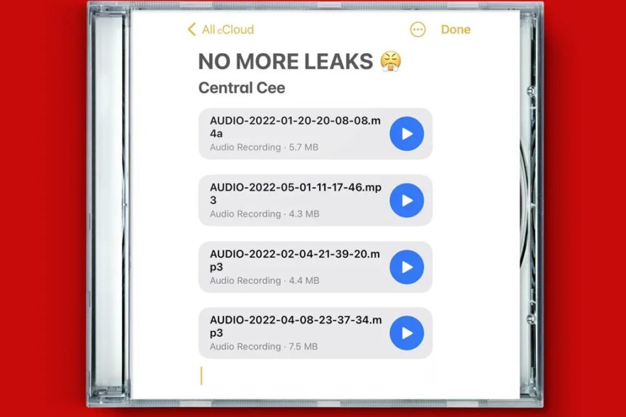 no more leaks central cee