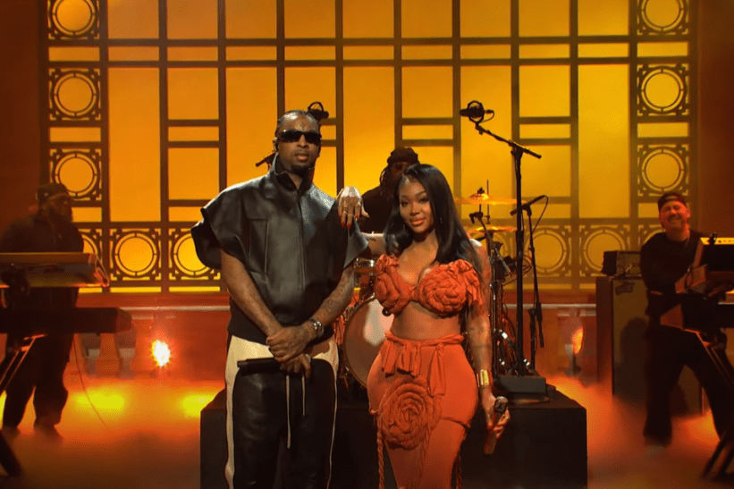 21 savage snl performance